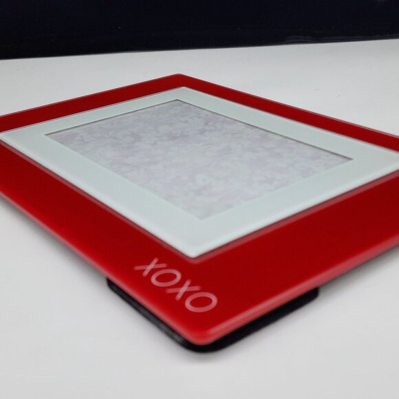 Red & White XOXO Design Glass Photo Frame 4x6 Inches Modern Display Gift - Picture 10 of 11